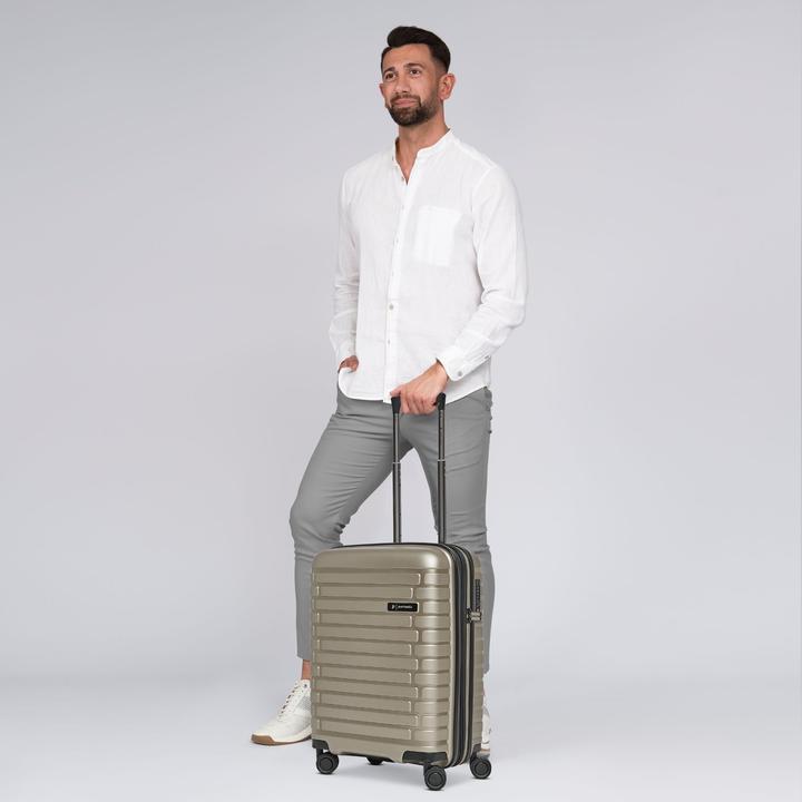 Produktbild Pactastic Collection 04 THE CABIN + 4 Rollen Kabinentrolley S 55 cm mit Dehnfalte (40 l, Handgepäck (bis 50l))