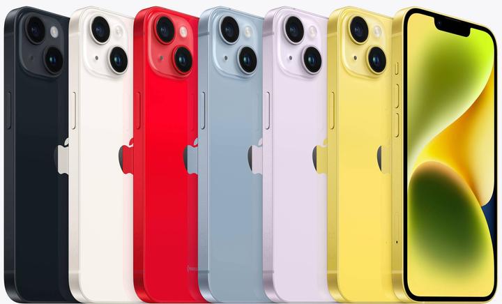 Produktbild Apple iPhone 14 Plus (128 GB, Purple, 6.70", SIM + eSIM, 12 Mpx, 5G)