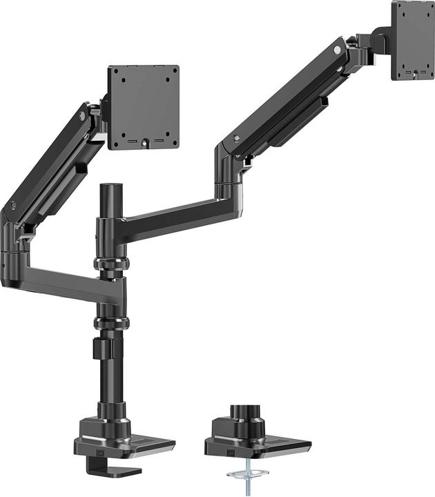 Immagine prodotto Wiltec Supporto doppio per monitor da scrivania fino a 20 kg Supporto per monitor VESA