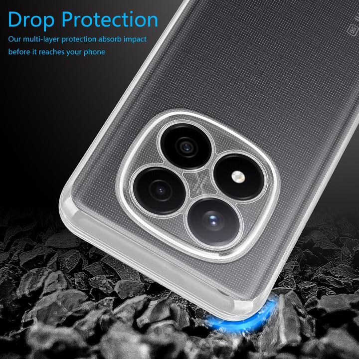Produktbild Cadorabo Hülle für Xiaomi RedMI Note 14 Pro 5G / Poco X7 TPU Schutz Case (Xiaomi Redmi Note 14 Pro 5G, Xiaomi Poco X7 Pro)