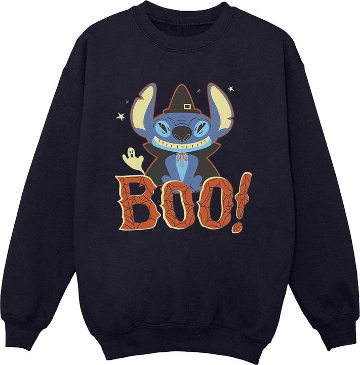 Actual product image Disney Womens/Ladies Lilo & Stitch Boo! Sweatshirt (S)