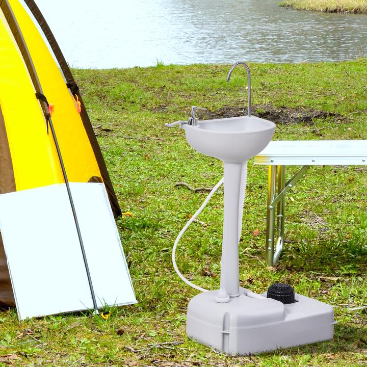 Produktbild Outsunny Camping Waschbecken mit Abwassertank