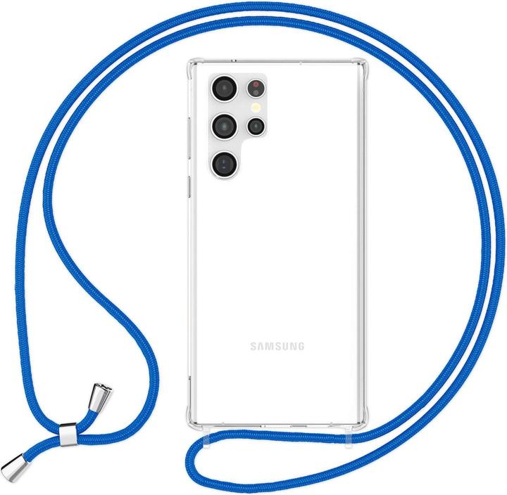Actual product image Nalia Clear hybrid case with chain to hang around the neck