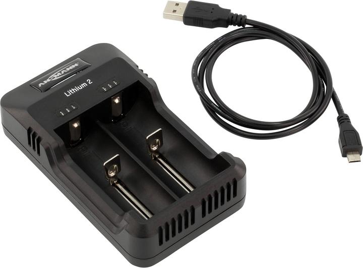 Produktbild Ansmann Lithium 2 (2 Stk., 14500, 16340, 17670, 18500, 18650, 22650, 26650, AAA, AA, Ladegerät ohne Akku)