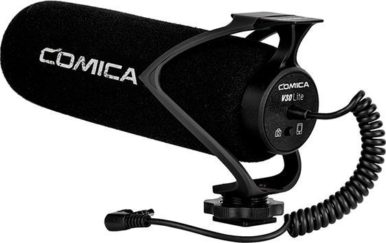 Image du produit Comica Super Cardioid Condenser Shotgun Microphone(Black)