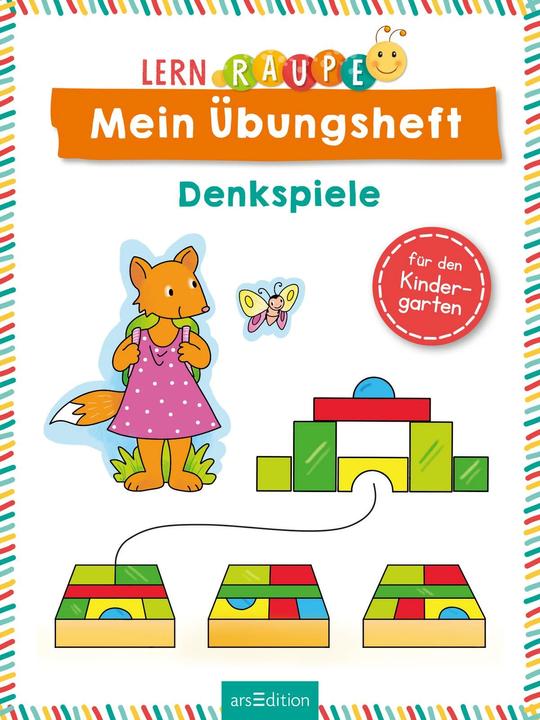 Produktbild Lernraupe – Mein Übungsheft – Denkspiele (Deutsch)