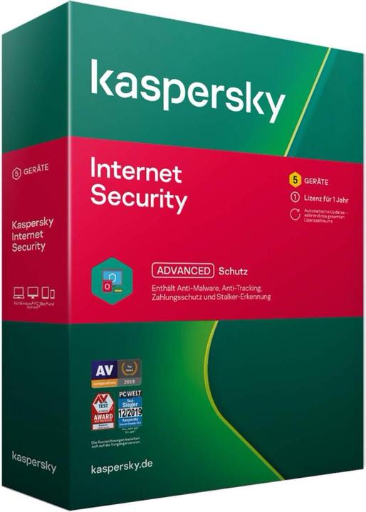 Kaspersky Internet Security 2020 (5 User, 12 months)