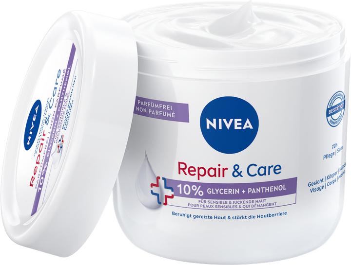 Actual product image NIVEA Repair & Care Sensitive Repair (Body milk, 400 ml)