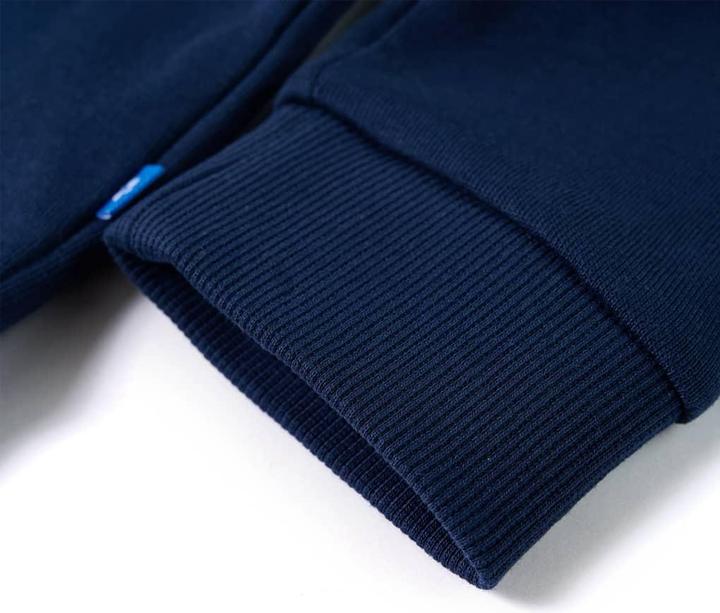 Produktbild VidaXL Kinder-Kapuzenpullover Marineblau 128,Material: 92 (128)