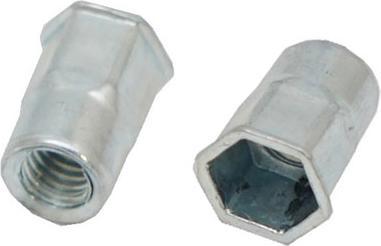 Immagine prodotto Rs Pro Rivetto cieco, Ø 10,9mm x 17,5mm, grigio, acciaio, M8, 11mm, min. 1mm, max. 3,5mm