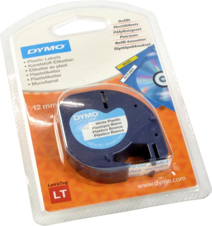 Productafbeelding Dymo S0721660 Kunststofband (1.20 cm, Wit)