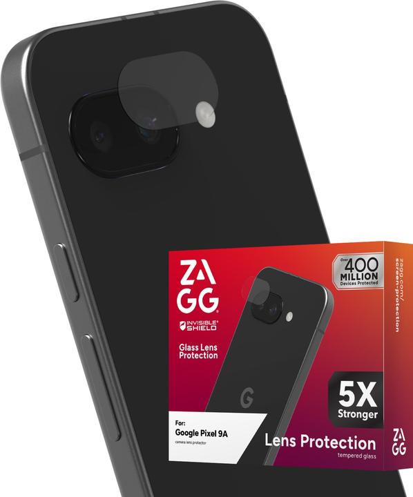 Actual product image Zagg Glass Elite Camera Lens Protector For Pixel 9a (1 Piece, Google Pixel 9a)