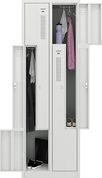 Immagine prodotto eurokraft basic Armadio a Z (59 cm, 180 cm)