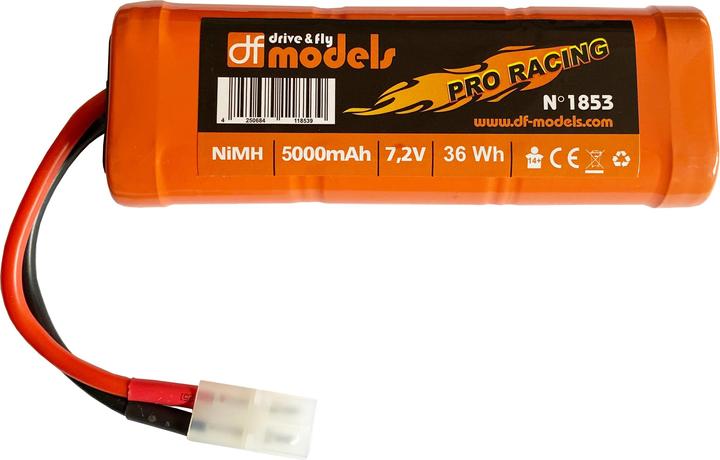 Actual product image DF-Models Racing Pack NiMh 7,2V 5000mAh Tamiya (7.20 V, 5000 mAh)