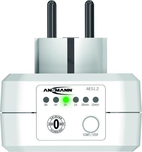 Actual product image Ansmann Socket Zero Watt AES1 wei time-controlled, no power in standby