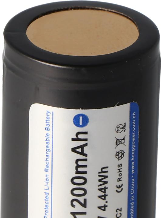 Actual product image Keeppower 18350 (1 pcs., 18350, 1200 mAh)