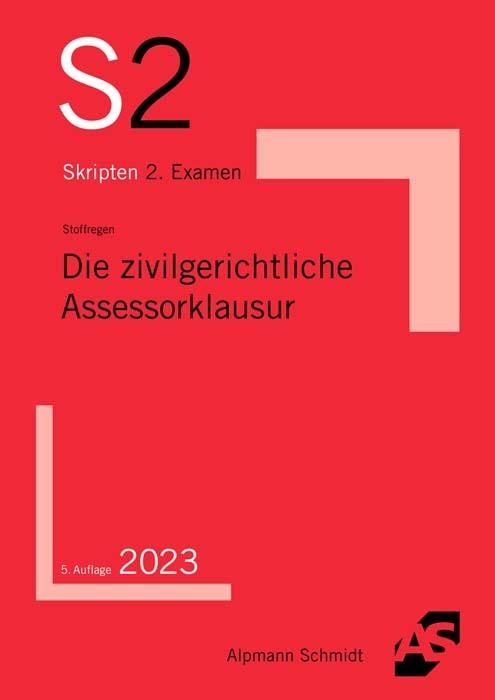 Actual product image Die zivilgerichtliche Assessorklausur (German, Ralf Stoffregen, 2022)