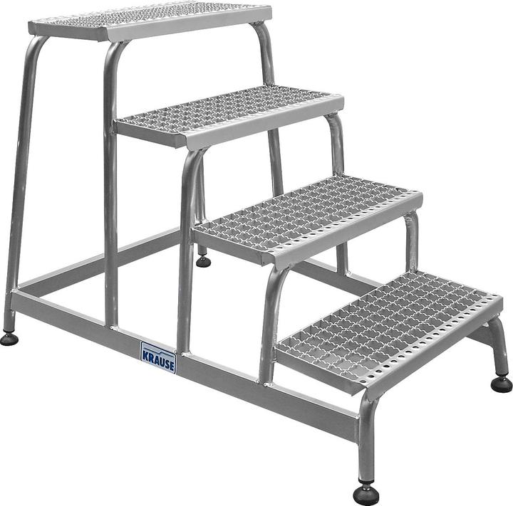 Actual product image Krause Assembly steps, with aluminium grating steps (Scaffolding, 30.50 cm)