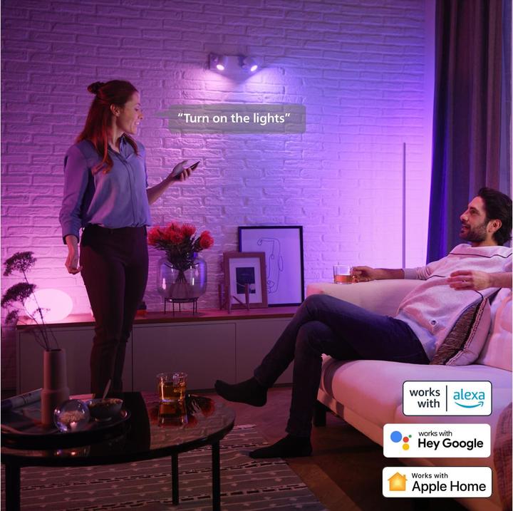 Produktbild Philips Hue White & Color Ambiance (GU10, 4.20 W, 400 lm, 3 x, E)