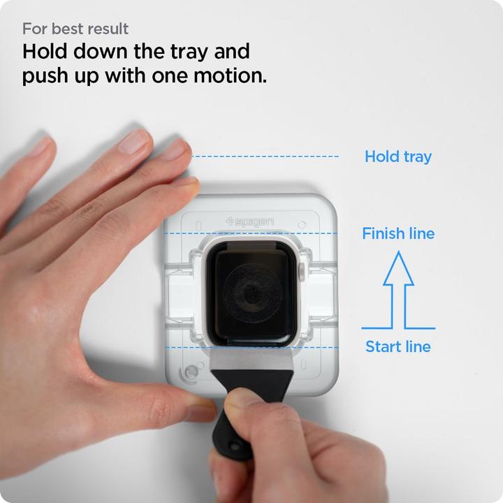 Produktbild Spigen ProFlex EZ FIT Apple Watch 7 45mm 2szt./2pcs AFL04051 Szkło Hybrydowe