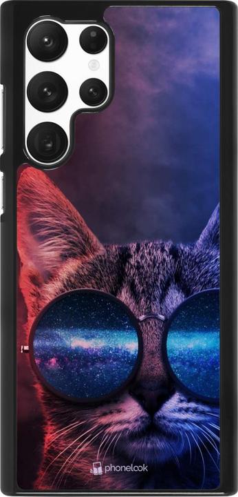 Image du produit PhoneLook Coque Red Blue Cat Glasses (Samsung Galaxy S22 Ultra)