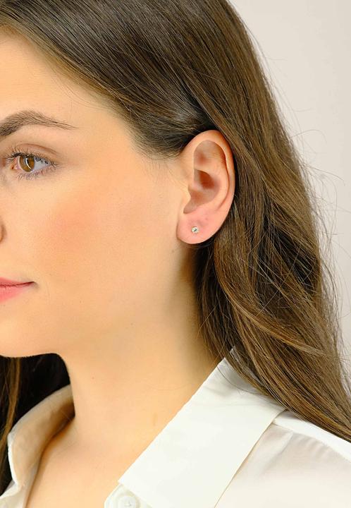 Actual product image Muau Stud earrings (750/18 K Yellow gold)