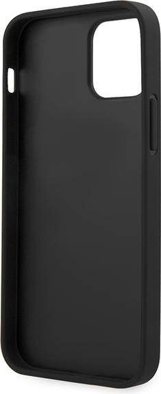 Immagine prodotto BMW M Custodia rigida PU Triangoli+ Linea Tricolore per Apple iPhone 12 12 Pro - nero (Apple iPhone 12 Pro, Apple iPhone 12)