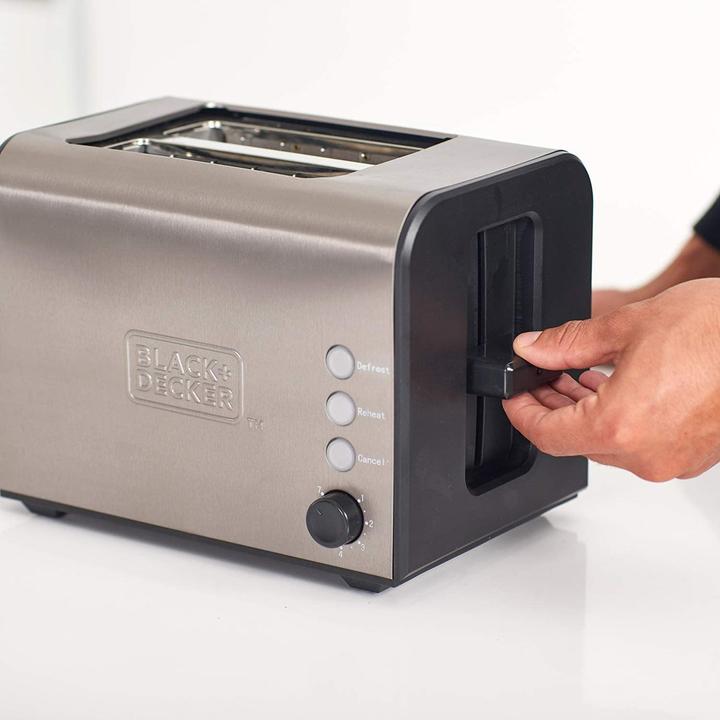 Immagine prodotto Black & Decker & Decker BXTO900E Tostapane 2 fette, acciaio inossidabile