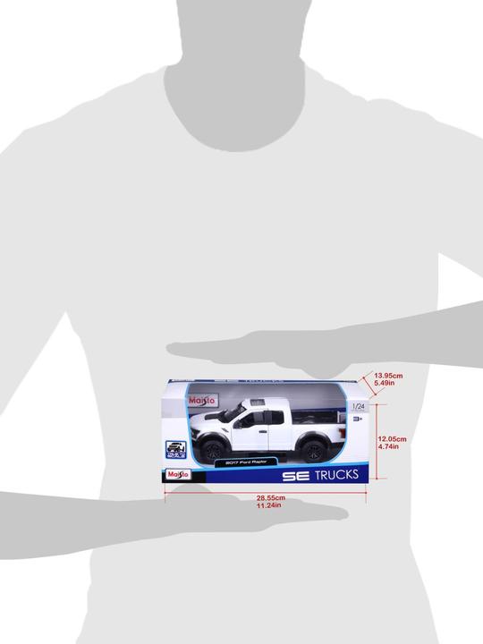 Immagine prodotto Maisto Ford F-150 Raptor 2017 1/24 bianco