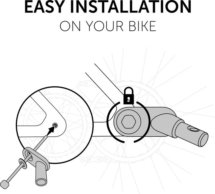 Actual product image Hauck Bike Trailer Hitch