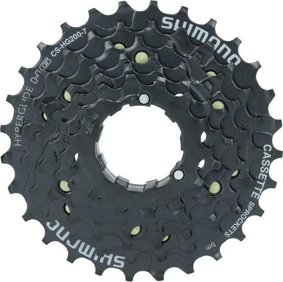 Actual product image Shimano CS-HG200 cassette 7-speed 12/14/16/18/21/24/28 teeth (7-speed, 14-16)