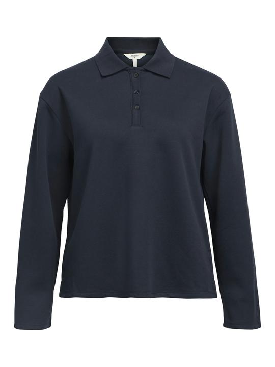 Image du produit Object Gestreiftes Langarm-Poloshirt (L)