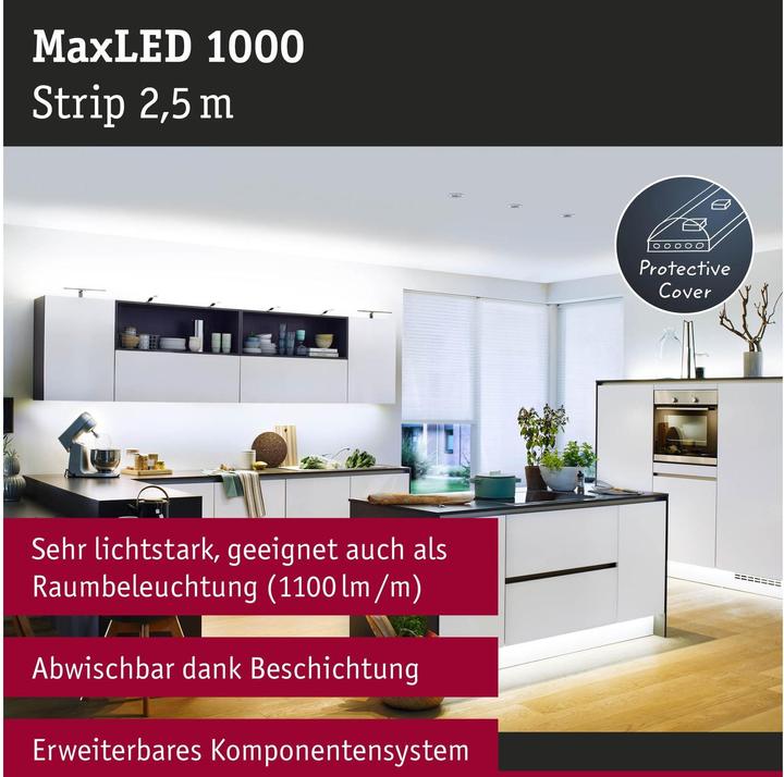 Immagine prodotto Paulmann MaxLED 1000 Strisce (Bianco freddo, 250 cm, Interno)