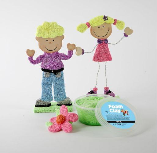 Image du produit Creativ Company Pâte à modeler Foam Clay Black 560 g