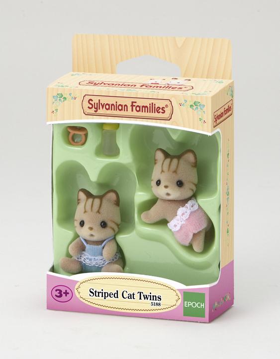 Actual product image Sylvanian Families Tiger cat twins