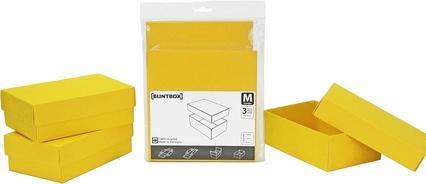 Actual product image Buntbox 70-22 - Cardboard box set 3-piece, size M, sun (Gift box, 3 x)
