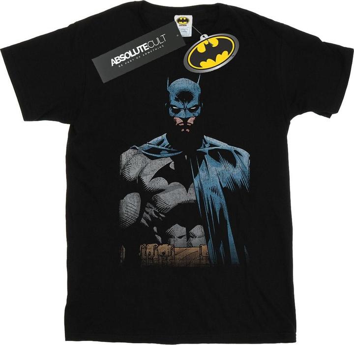 Immagine prodotto Maglietta Boyfriend in cotone da donna/ragazzo Batman Close Up (S)