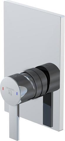 Steinberg Serie 120 Dusch-/Wannenarmatur, Fertigmontageset, Unterputz, ein Verbraucher, 12022433