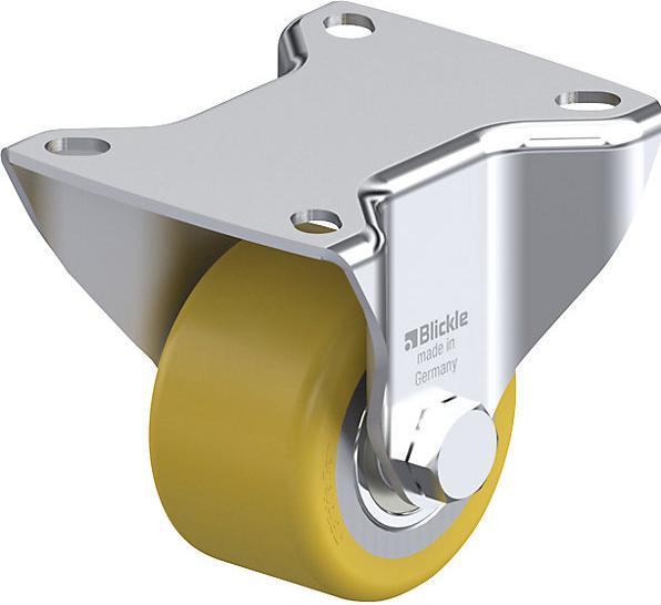 Image du produit kaiserkraft Roulette fixe en tôle d'acier BK-VSTH 65K