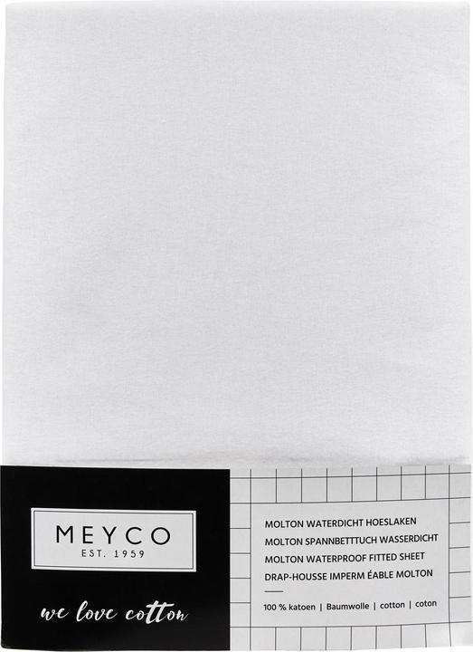 Nährwerte und Zutaten Meyco molton PU waterdicht Spannbettlaken 70x140/150