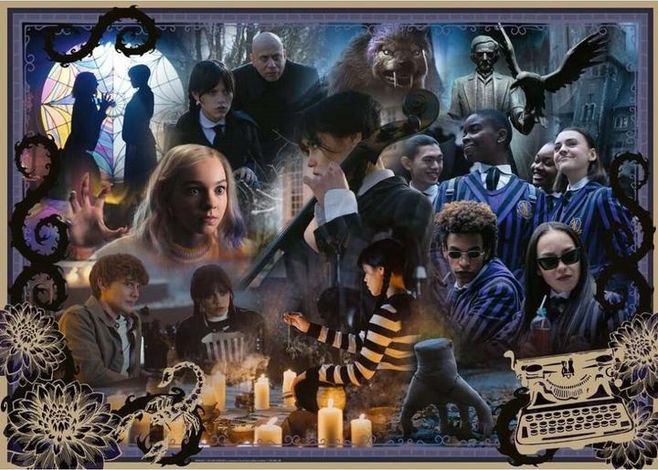 Produktbild Ravensburger Puzzle 12001228 - Wednesday - 1000 Teile Netflix Puzzle für Erwachsene und Kinder ab (1000 Teile)