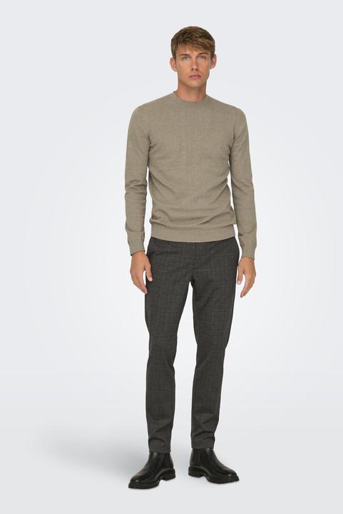 Immagine prodotto Only & Sons Maglia pullover con scollo rotondo dalla vestibilità regolare (L)