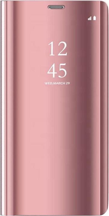 Actual product image OEM Smart Clear View case for Samsung Galaxy S21 FE 5G pink (Galaxy S21 FE 5G)