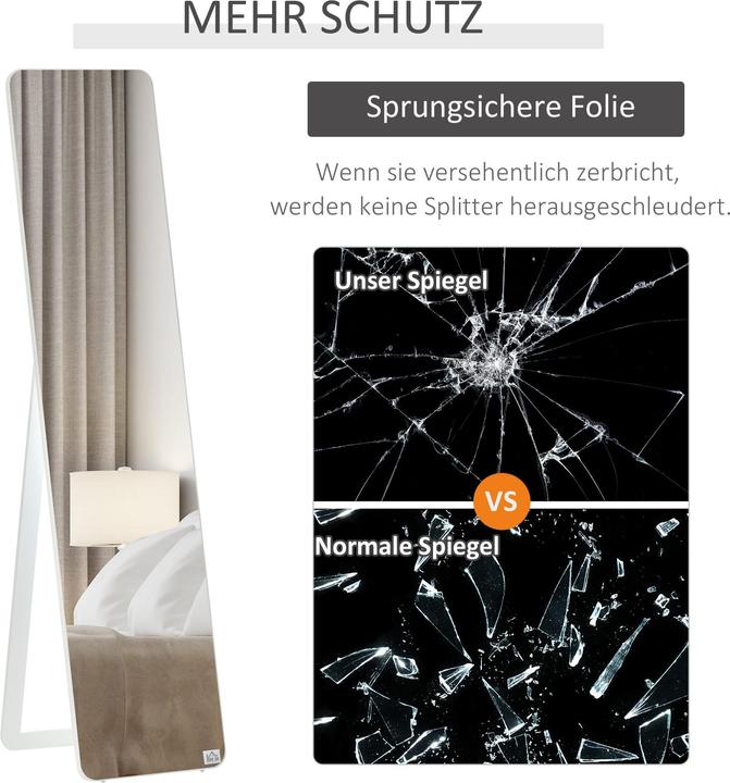 Actual product image Jamb Full-length mirror (37 x 43 x 156 cm)