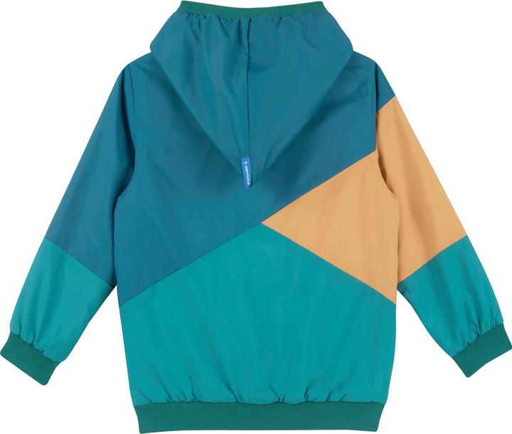Produktbild finkid wendbare Regenjacke Muutuva vetiver/deep jungle (134, 140)