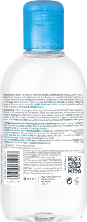 Produktbild Bioderma Hydrabio H2O (Reinigungslotion, 250 ml)