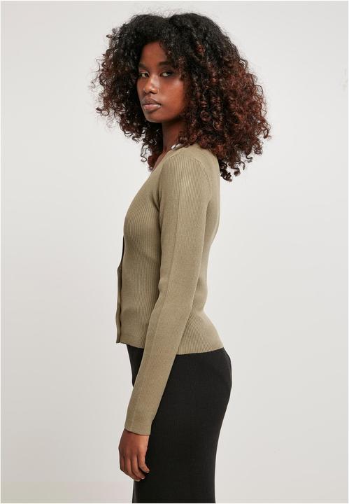 Actual product image Urban Classics Ladies Short Rib Knit Cardigan - 16980 (XL)