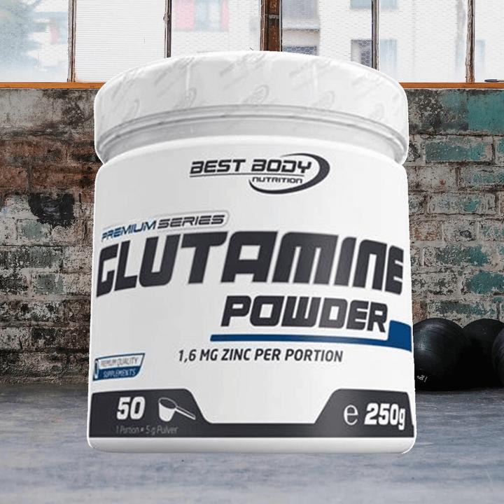 Actual product image Best Body Nutrition L-Glutamin (Standard, 1 pcs., 340 g)