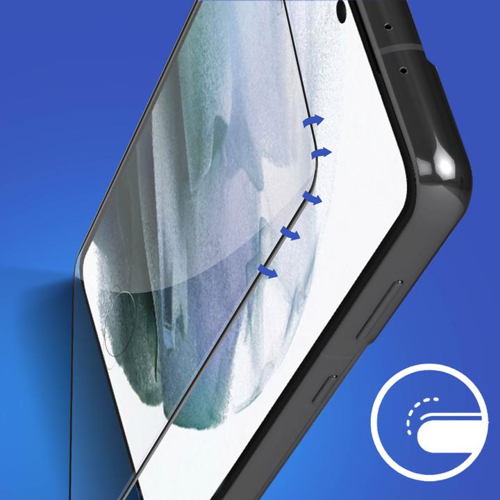Actual product image 3MK Hardglass Max screen protector (1 Piece, Samsung Galaxy S21 5G)