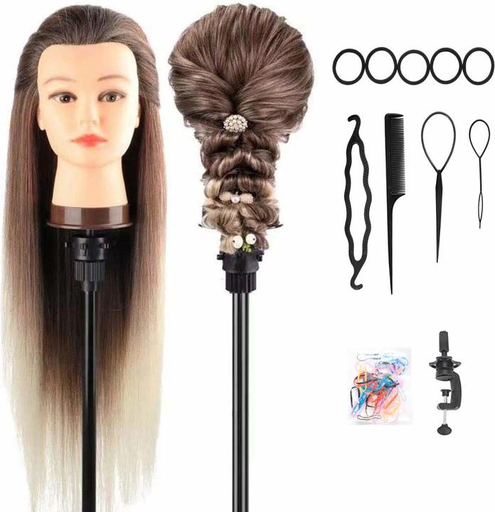 Actual product image DanseeMeibr Plus Mannequin hairdressing head